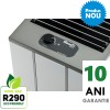 Dezumidificator si purificator profesional Woods LD24 filtru particule SMF, capacitate 12 litri/zi, higrostat incorporat, carcasa metalica, 10 ani garantie